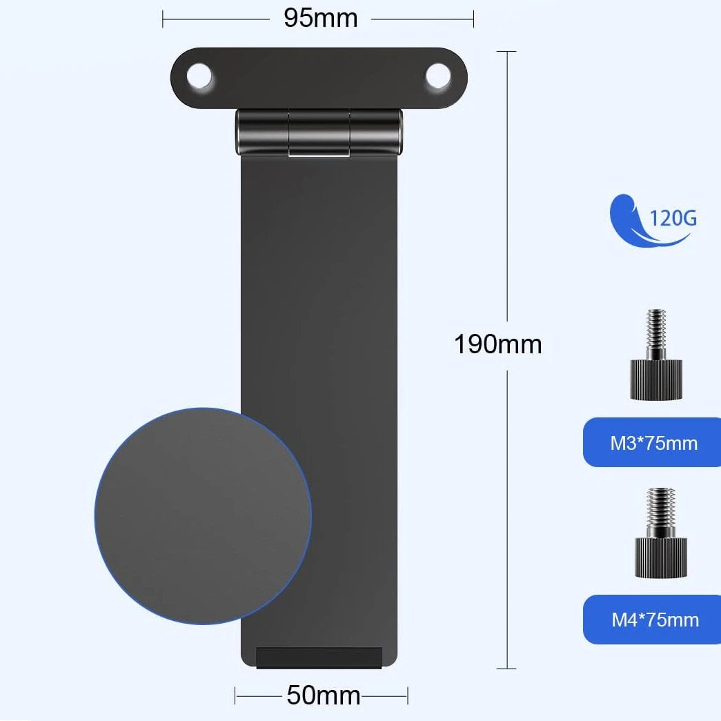 Adjustable Monitor Stand with VESA 75x75mm for 13-24 Inch Monitors