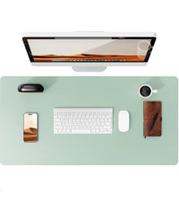 Large Non-Slip PU Leather Office Desk Mat for Mouse and Laptop Pad