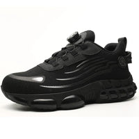 Rotary Button Safety Shoes Men Steel Toe Sneakers Puncture Proof Work Safety Boots Air Cushion Sport Work Shoes Anti-smash Boots - Buy online at  Vibe In Cart.