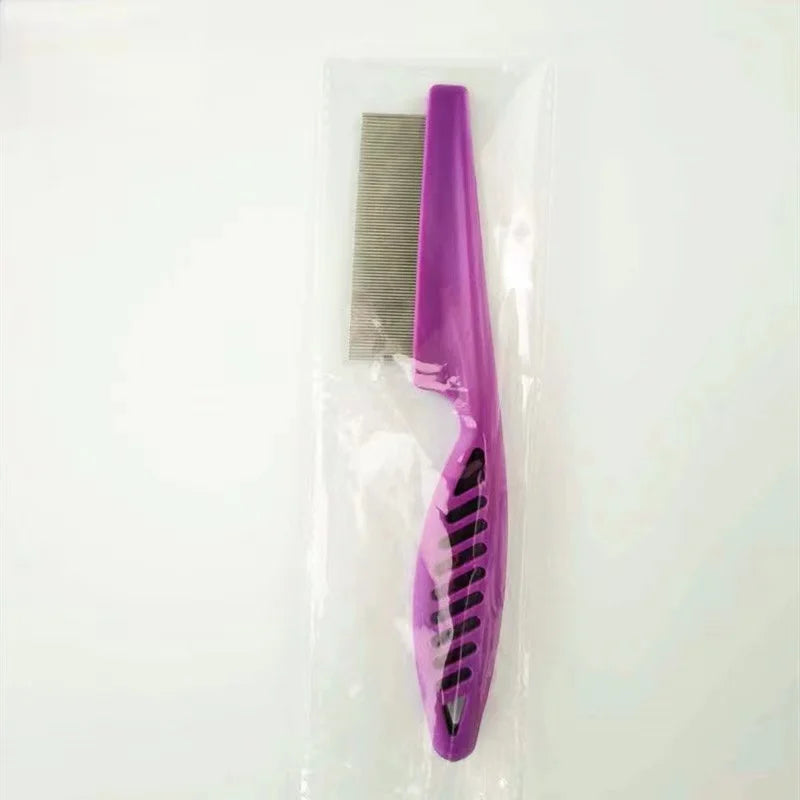 1/2pc Pet Hair Shedding Comb Stainless Steel Flea Comb for Cat Dog Pet Comfort Flea Hair Grooming Comb Dog Brush Grooming Tools - Buy online at  Vibe In Cart.