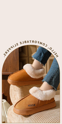 Comwarm Women's Snow Boots For Outdoor Classic Non-Slips Winter Warm Snow Boots Fashion Cozy Plush Women Boots Fuzzy Home Boots - Buy online at  Vibe In Cart.