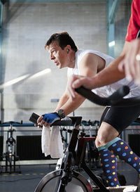 Men's Compression Crew Sports Socks with Nylon Blend