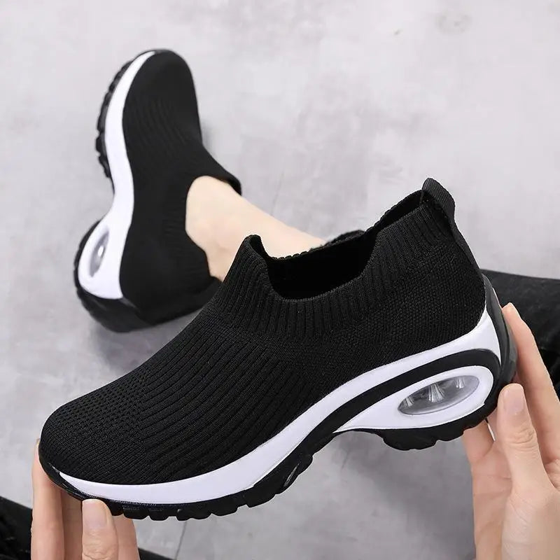 2024 summer New Women Fashion Casual Sport Shoes Wedge Platform Sneakers  Ladies Breathable  Vulcanized Shoes - Buy online at  Vibe In Cart.