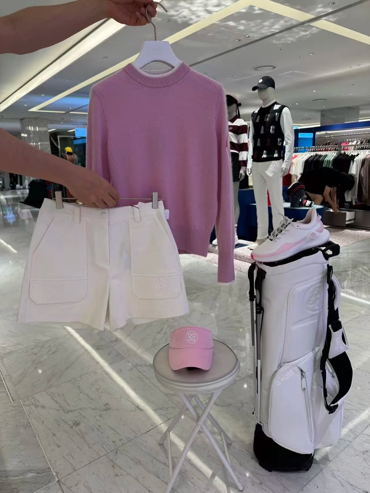 Women's Fashionable Casual Golf Shorts - Pleated A-Line Style with Excellent Stretch