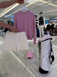 Women's Fashionable Casual Golf Shorts - Pleated A-Line Style with Excellent Stretch