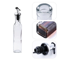 FAIS DU Glass Oil Bottle Olive Oil Dispenser for Kitchen with Silicone Funne Kitchen Seasoning Sauce Vinegar Bottle Kitchen Tool - Buy online at  Vibe In Cart.