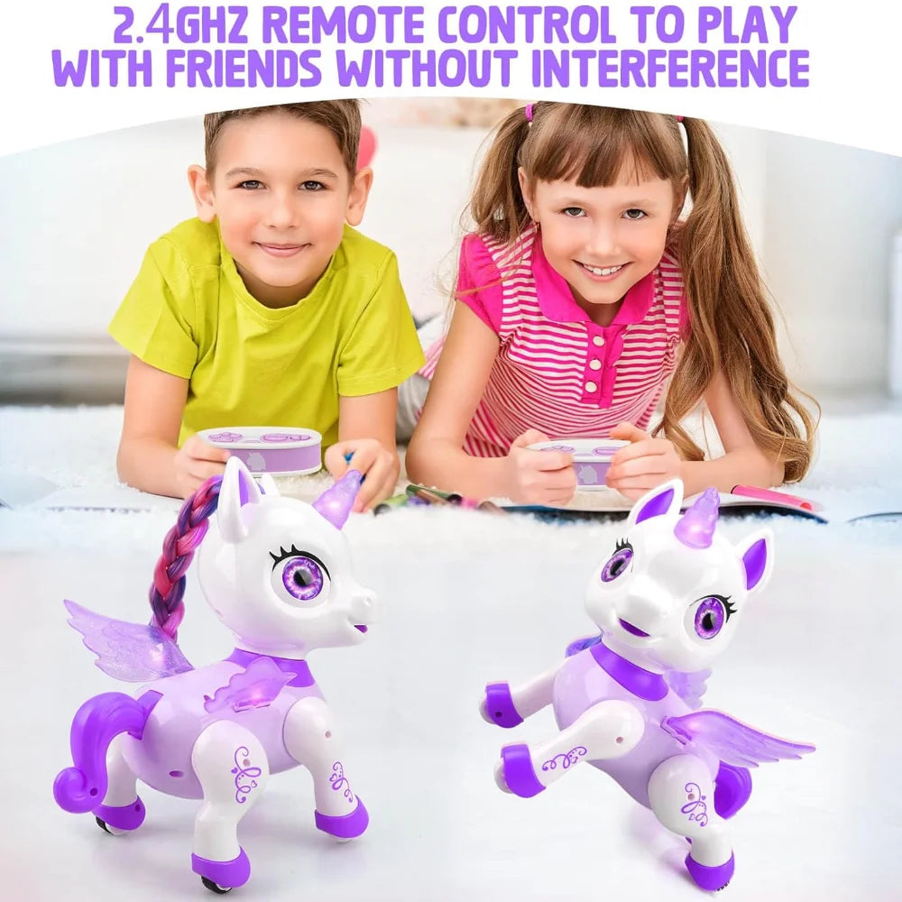 Unicorn Toys for Girls, Remote Control Robot Toys, Dancing Pets, Robot Toys for Kids, Toddler Perfect Birthday Christmas Gifts