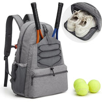 Men Women Tennis Backpack Portable 2R Tennis Squash Racquets Bag Shoes Compartment Badminton Pickleball Paddles Travel Sport Bag - Buy online at  Vibe In Cart.