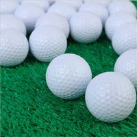 2-Layer Practice Golf Balls for Indoor and Outdoor Use, 50 Pieces