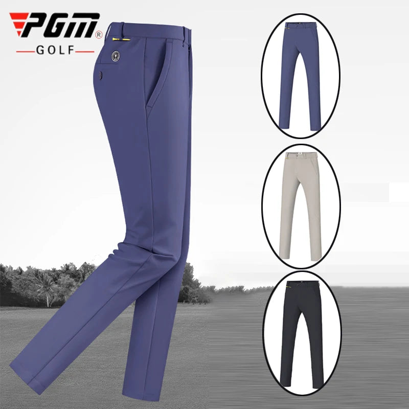 PGM Winter Golf Pants for Men Fleece Warm Work Business Casual Pants Male Waterproof Stretch Long Trousers Ball Sweatpant - Buy online at  Vibe In Cart.