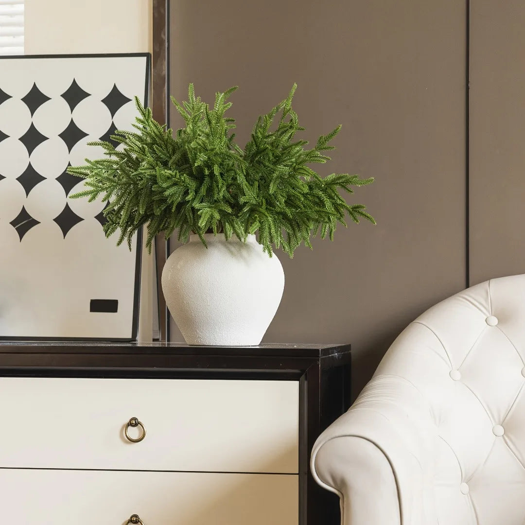 24/12pcs Artificial Cedar Sprigs - Perfect for Christmas & Winter Home Decor, Tabletop Accents - Buy online at  Vibe In Cart.