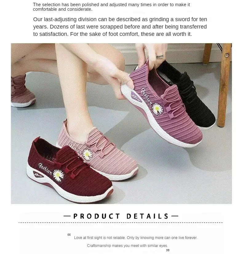 Women Sneakers Autumn New Trendy Mesh Casual Sports Running Shoes Wholesale Comfortable Lightweight Breathable Fashion Sneakers - Buy online at  Vibe In Cart.