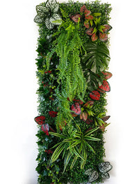 Artificial Chlorophytum Grass Wall Decoration 40x120cm Plastic