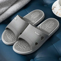 Summer Slippers for Men PVC Massage Non Slip Solid Color Comfortable Durable Bathroom Shoes Cool Pool - Buy online at  Vibe In Cart.