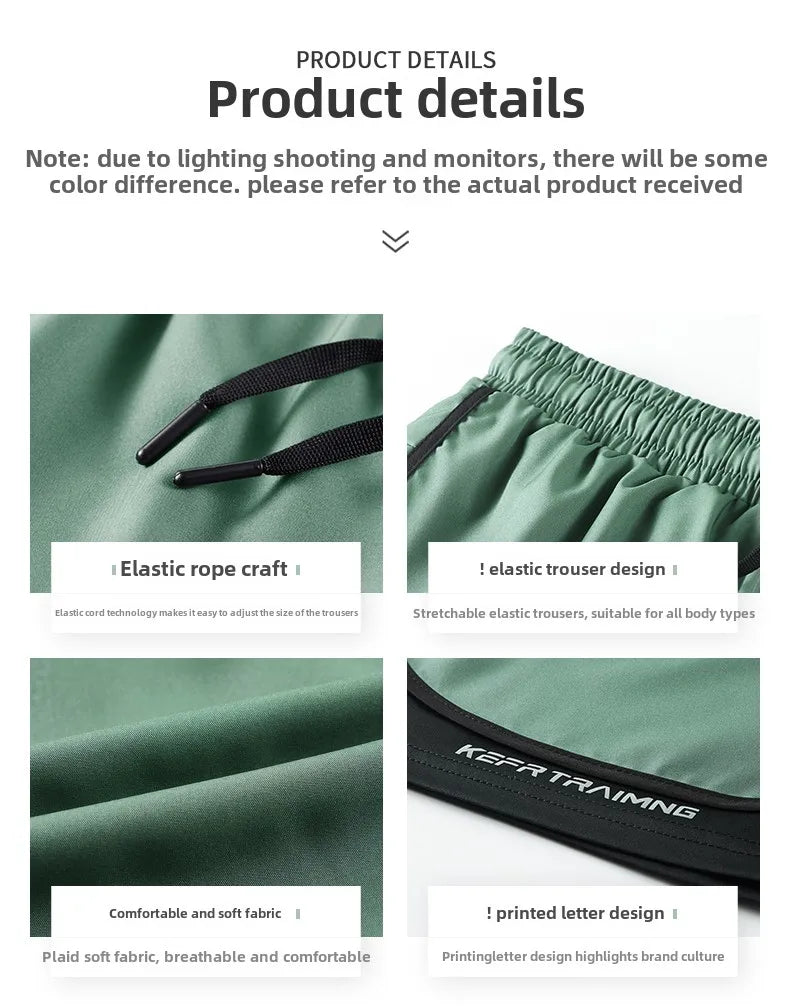 Men Running Shorts Gym Sports 2 in 1 Quick Dry Workout Training Gym Fitness Jogging Short Sweatpants Summer Hot Men Sportswear - Buy online at  Vibe In Cart.