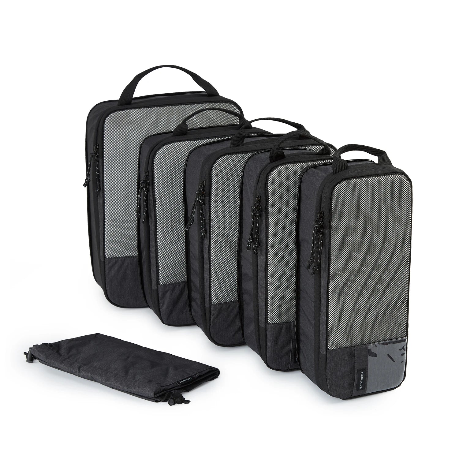 Polyester Packing Cubes Set of 6 for Travel Compression Storage