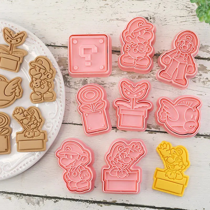 8pcs/set Cookie Cutters Animal Dog Type Stamp Embosser for Biscuit Pastry Bakeware Baking Cookies Molds Kitchen Accessories - Buy online at  Vibe In Cart.