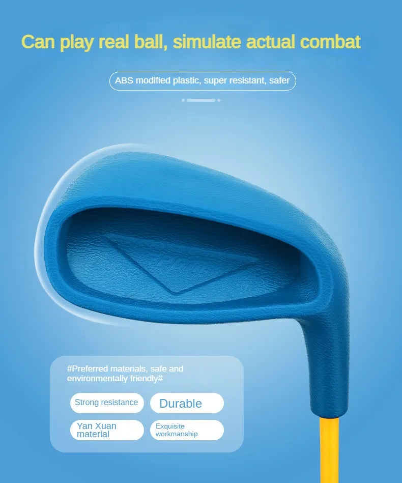 Children's Right Handed Beginner Golf Irons and Putter for Ages 3-12