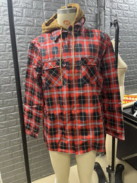 Men's Hooded Winter Jacket, Long-Sleeved, Loose-Fitting, Single Breasted