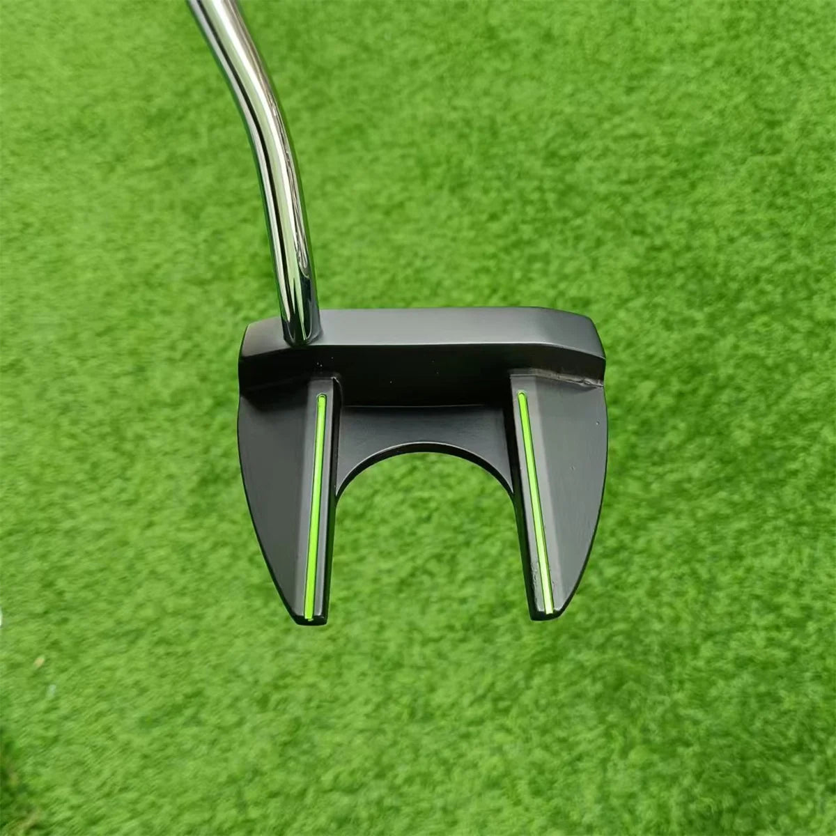 Right Handed Standing Golf Putter with Low Center of Gravity and Steel Shaft