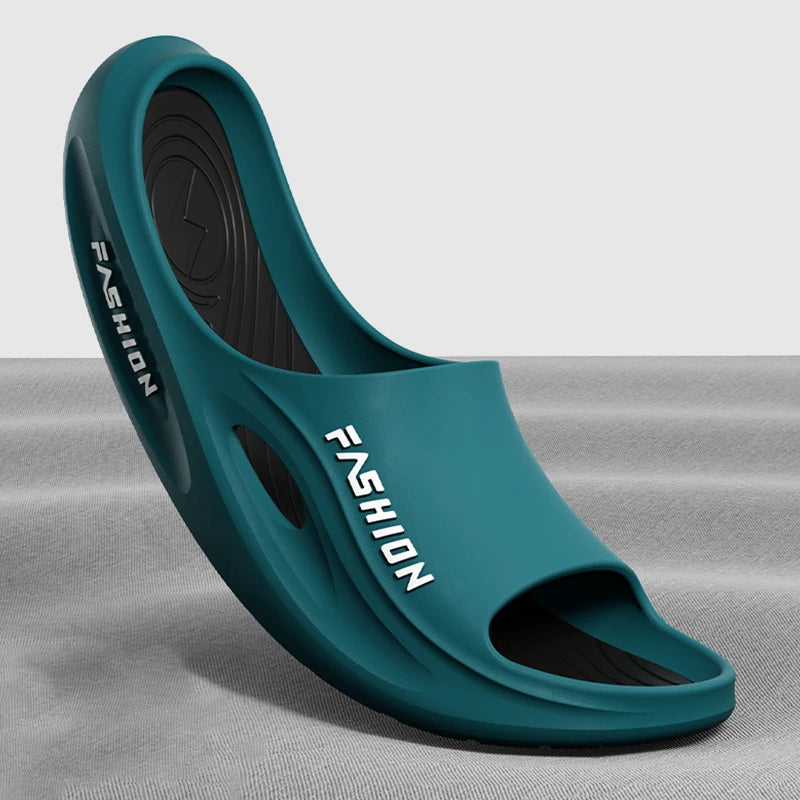 2024 Super Thick Bottom Slippers for Home Use Non slip Slippers for Men Outwear Fashion Soft Sole Summer Slippers - Buy online at  Vibe In Cart.