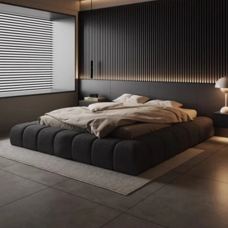 Frame High End Bed Aesthetics Tatami Minimalist Wedding Confortable Bed Master Bedroom Fashionable Design Muebles Furniture - Buy online at  Vibe In Cart.