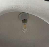 Modern LED Pendant Light with Iron Finish and E27 Base