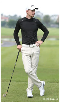 PGM Winter Golf Pants for Men Fleece Warm Work Business Casual Pants Male Waterproof Stretch Long Trousers Ball Sweatpant - Buy online at  Vibe In Cart.