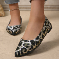 Leopard Shoes 2025 New Women Flats Woman Casual Shoes Pointe Toe Spring Summer Flat Fashion Ladies Shoes Slip-on Big Size - Buy online at  Vibe In Cart.