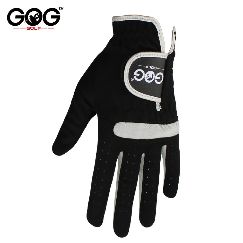 1 Pcs Men's Golf Glove Left Hand Right Hand Micro Soft Fiber Breathable Golf Gloves Men Color Black Brand GOG - Buy online at  Vibe In Cart.