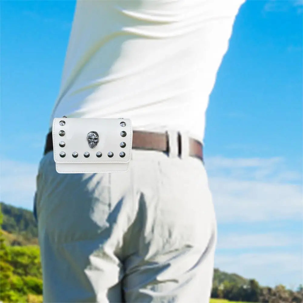 Golf Rangefinder PU Carry Bag with Magnetic Closure and Waist Belt