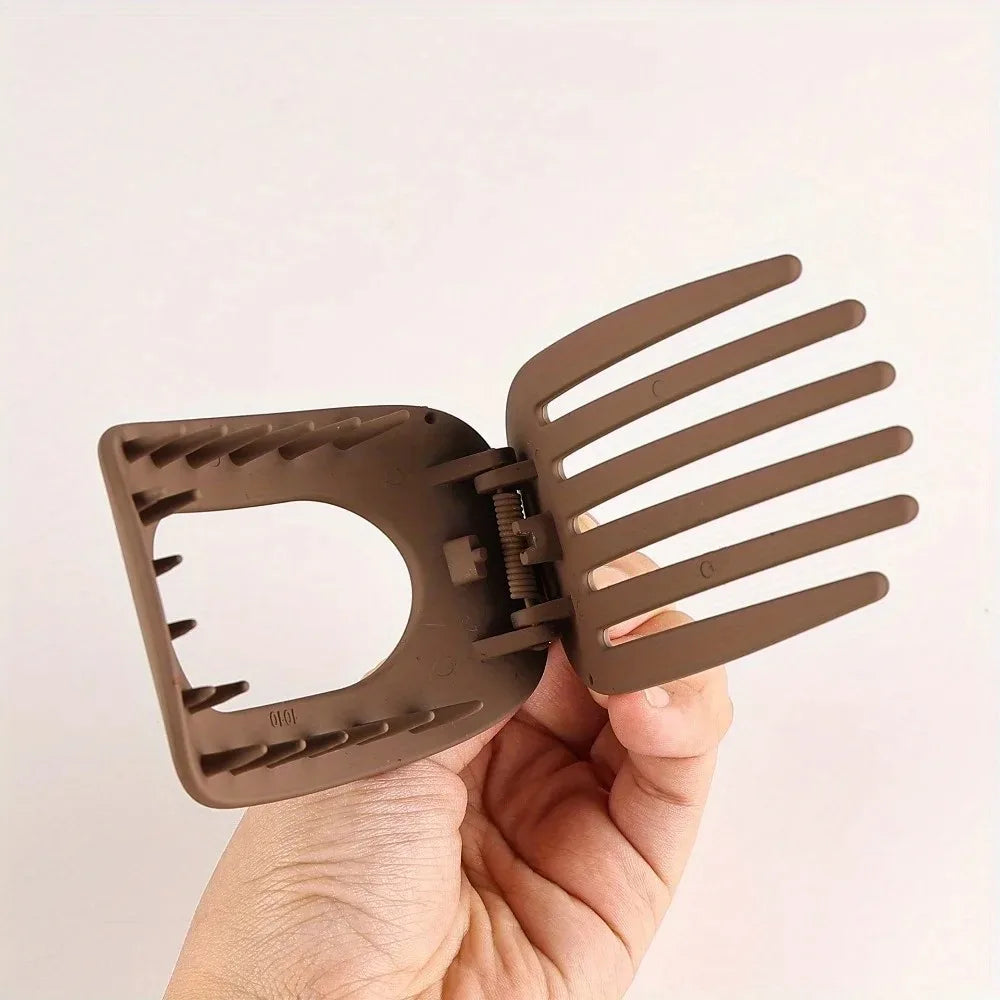 PC Hair Claw Clip for Women New Design Leopard Matte Curved Flat Styling Barrettes Acrylic Lying Down Hair Accessories - Buy online at  Vibe In Cart.