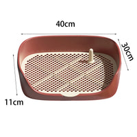 Pet Dog Toilet Portable Dog Potty Pan Trainer Litter Box Anti-Splash Pets Wc Toilet Puppy Kitten Cleaning Tool - Buy online at  Vibe In Cart.