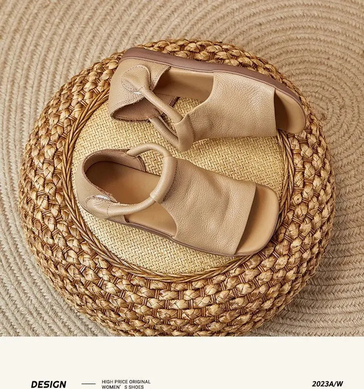 Women's Open-Toe Flat Sandals with Cross Strap & Adjustable Ankle Strap - Summer Casual Lightweight Walking Shoes for Women, Min - Buy online at  Vibe In Cart.