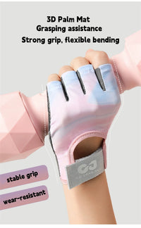 RNABAU Women Cycling Bicycle Gloves Half Finger Gym Gloves Men Mitten Breathable Anti-slip Glove Fitness Sport Training Gloves - Buy online at  Vibe In Cart.