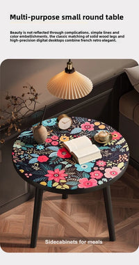 Mandala Coffee Table Removable Mini Desk Wooden Coffee Side Table Living Room Furniture Sofa Bedside Round Table Bedroom Home - Buy online at  Vibe In Cart.