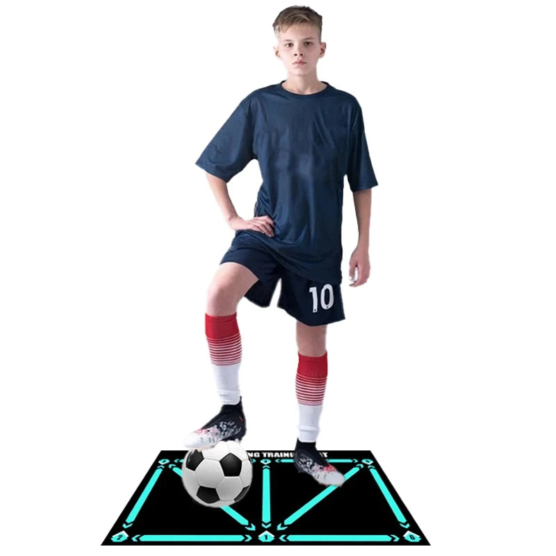 Durable non-slip football training mat Foldable carpet dribbling football training mat children's football indoor equipment - Buy online at  Vibe In Cart.