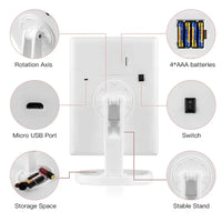 Vanity Makeup Mirror with Light 2X/3X/10X Magnification Lighted Cosmetic Mirror Touch Control Trifold Dual Power Supply Portable - Buy online at  Vibe In Cart.
