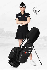 Lightweight Unisex Nylon Golf Rack Bag with 14 Insertions and Shoulder Strap