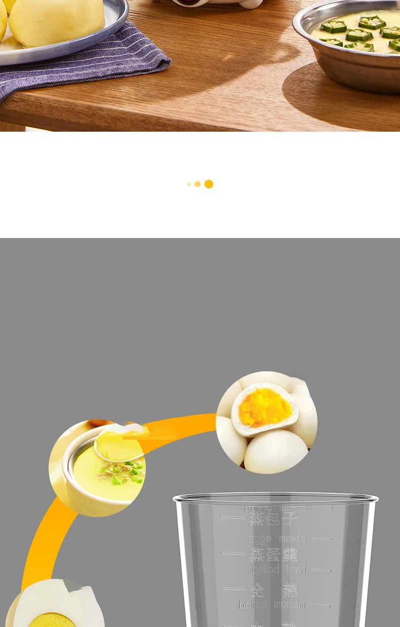 Egg Cooker Multifunctional Electric Egg Boiler Double Layers Egg Cooker Mini Steamer Poacher Kitchen Cooking Breakfast Machine - Buy online at  Vibe In Cart.