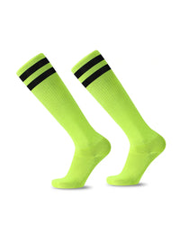 White Black Stripes Football Soccer Socks For Men Teenages Kids Boys Over the Calf Baseball Rugby Athletic Socks Women Girls - Buy online at  Vibe In Cart.