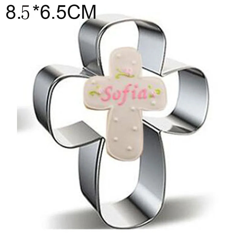 1pcs patisserie reposteria Easter cross Metal Cookie Cutter Fondant Cake Decor Tools Biscuit Mould Pastry Shop Bakeware - Buy online at  Vibe In Cart.