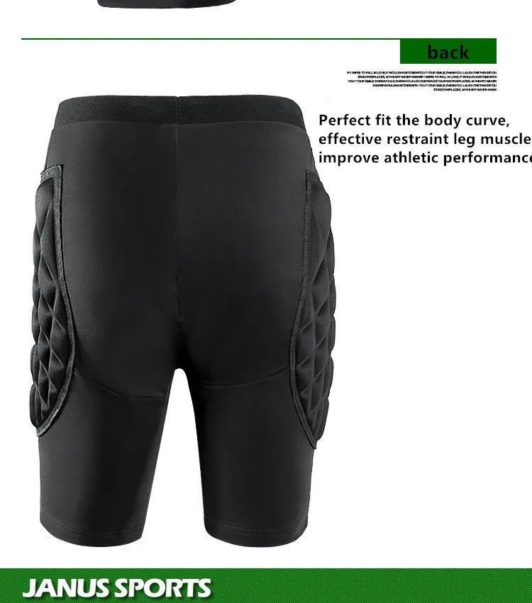 Goalkeepers Football Shorts Men Soccer Training Tights Futbol Protection Sponge Roller Skating Doorkeeper Shorts Jersey Crash - Buy online at  Vibe In Cart.