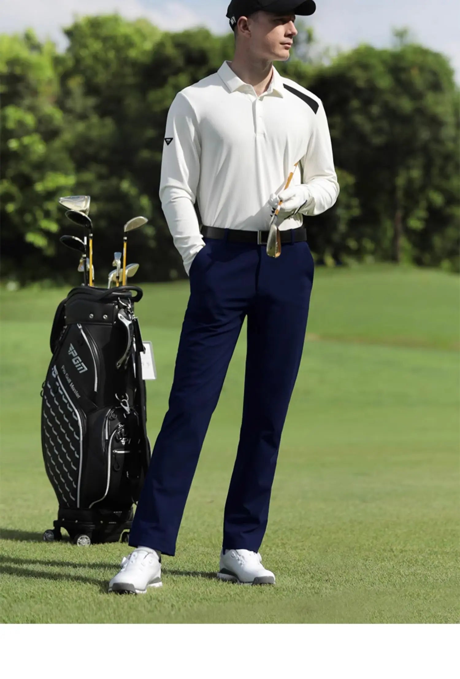 Pgm 2025 Golf Wear Men's Stretch Golf Pants Straight Casual Dress Pants Male Breathable Casual Business Sports Trousers 2XS-4XL - Buy online at  Vibe In Cart.