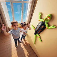 Electric Remote Control Wall Climbing Gecko Plastic Toy for Ages 14+