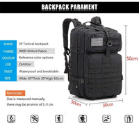 45L Man Tactical Backpacks Traveling Bags Outdoor 3P School Pack EDC Molle Pack For Trekking Hunting Bag camping equipment - Buy online at  Vibe In Cart.