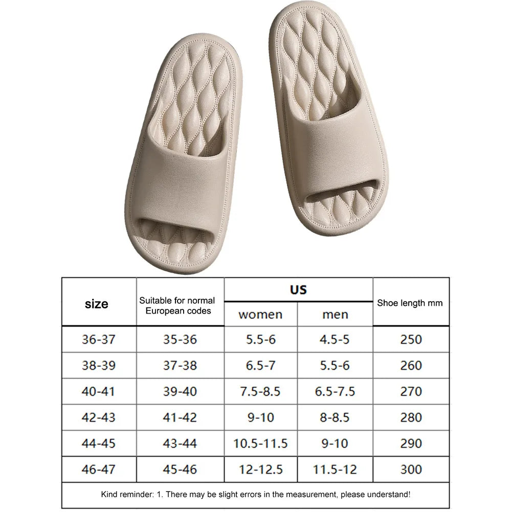 Summer Flip Flops Solid Color Thick Platform Slippers Non Slip Summer Cloud Slides EVA Indoor Home Sandals for Men Women - Buy online at  Vibe In Cart.