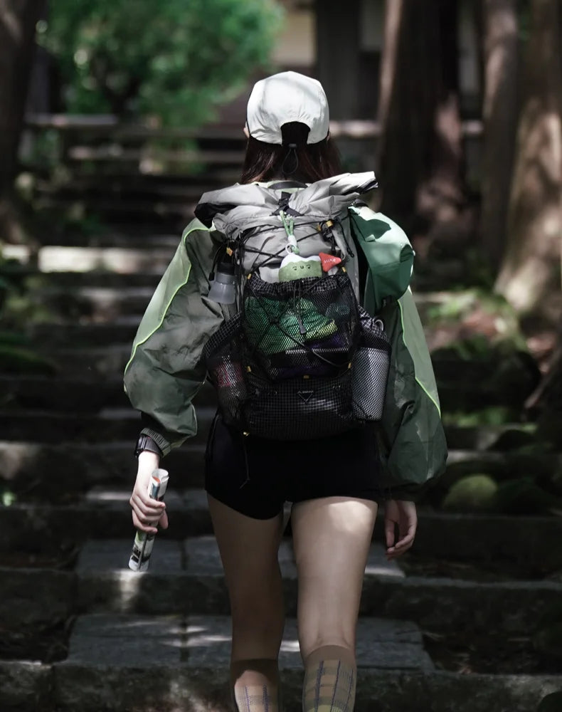 BISINNA Camping Backpack 25+10L Ultralight Travel Bag for Men Women Large Capacity Outdoor Sports Climbing Hiking Backpack - Buy online at  Vibe In Cart.