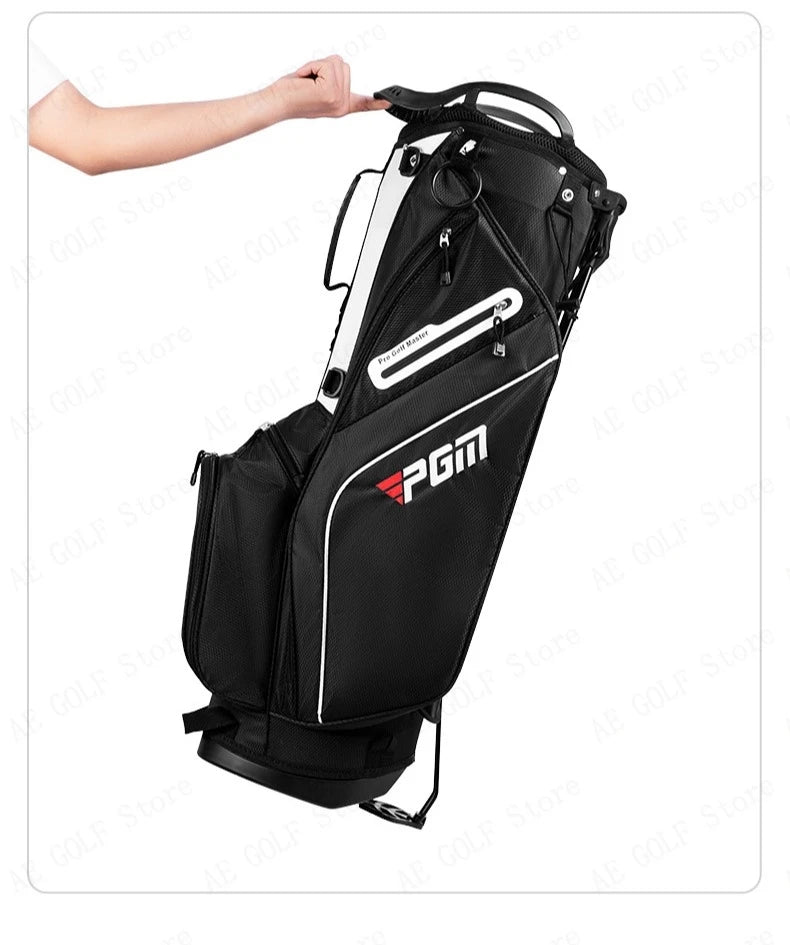 Lightweight Unisex Nylon Golf Rack Bag with 14 Insertions and Shoulder Strap