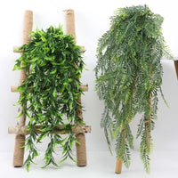 Artificial Plant Persian fern Leaves Vines Home Room Decor Hanging Plastic Leaf Grass Wedding Party Wall Balcony Home Decoration - Buy online at  Vibe In Cart.